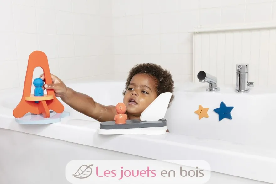 Puzzle de bain - Cap sur la lune - Quut