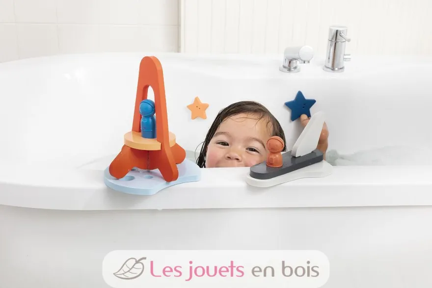 Puzzle de bain - Cap sur la lune - Quut