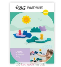 Puzzle de bain Dans la jungle - Quut