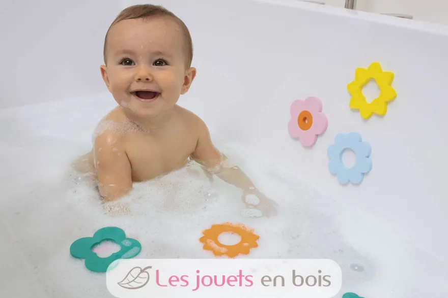 Puzzle de bain - Fleurs - Quut