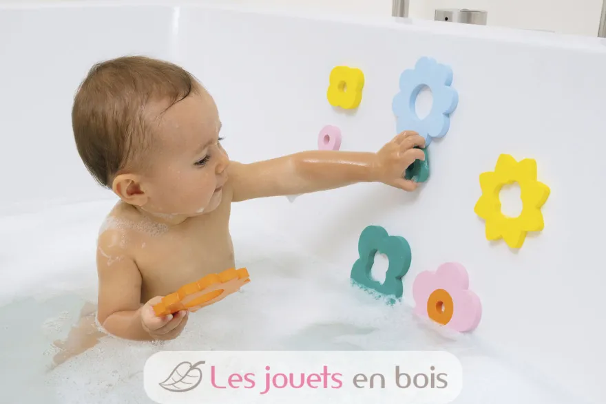 Puzzle de bain - Fleurs - Quut