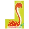 Puzzle de cubes Animaux sauvages - Goki