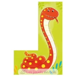 Puzzle de cubes Animaux sauvages - Goki