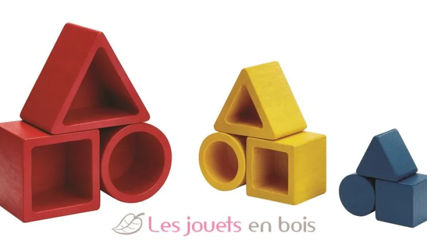 Puzzle d'encastrement 3 formes - Plan Toys