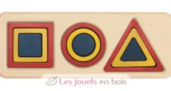 Puzzle d'encastrement 3 formes - Plan Toys