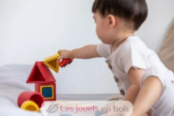 Puzzle d'encastrement 3 formes - Plan Toys