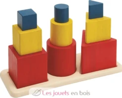 Puzzle d'encastrement 3 formes - Plan Toys