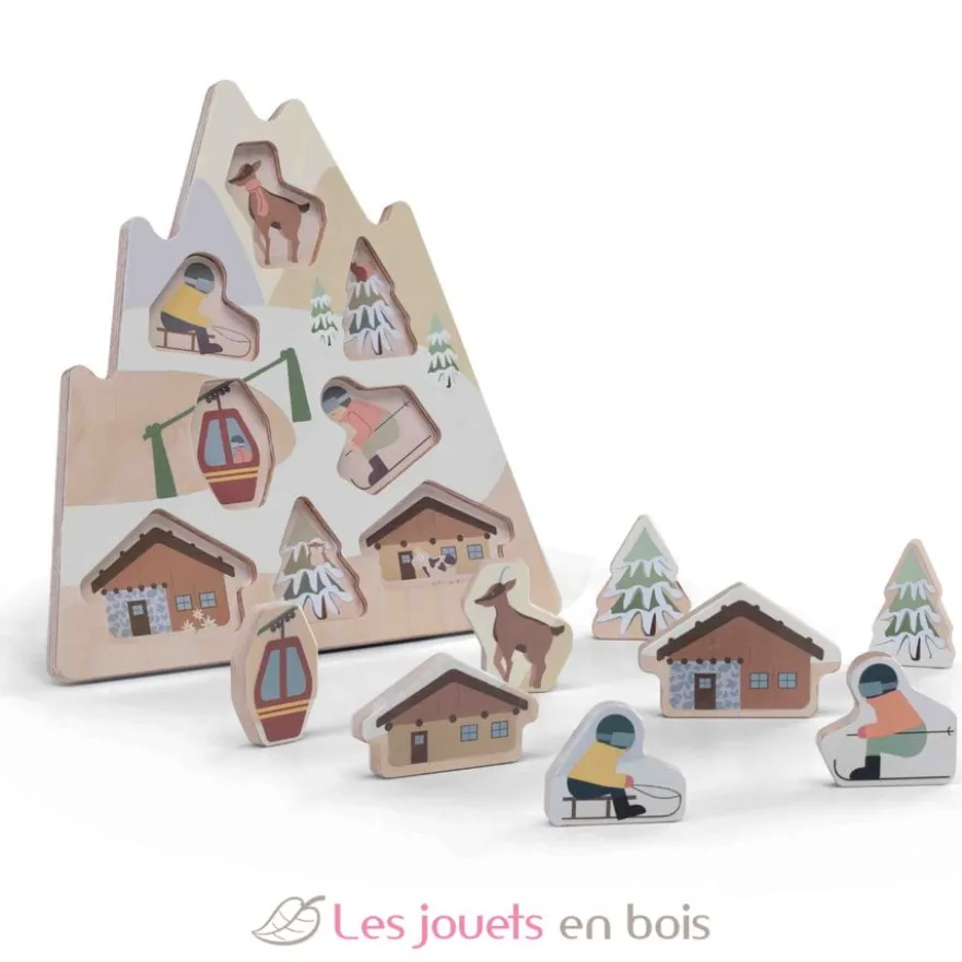 Puzzle d'encastrement Les Dolomites - Sevi