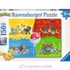 Puzzle Différents types de Pokémon 150 pcs XXL - Ravensburger