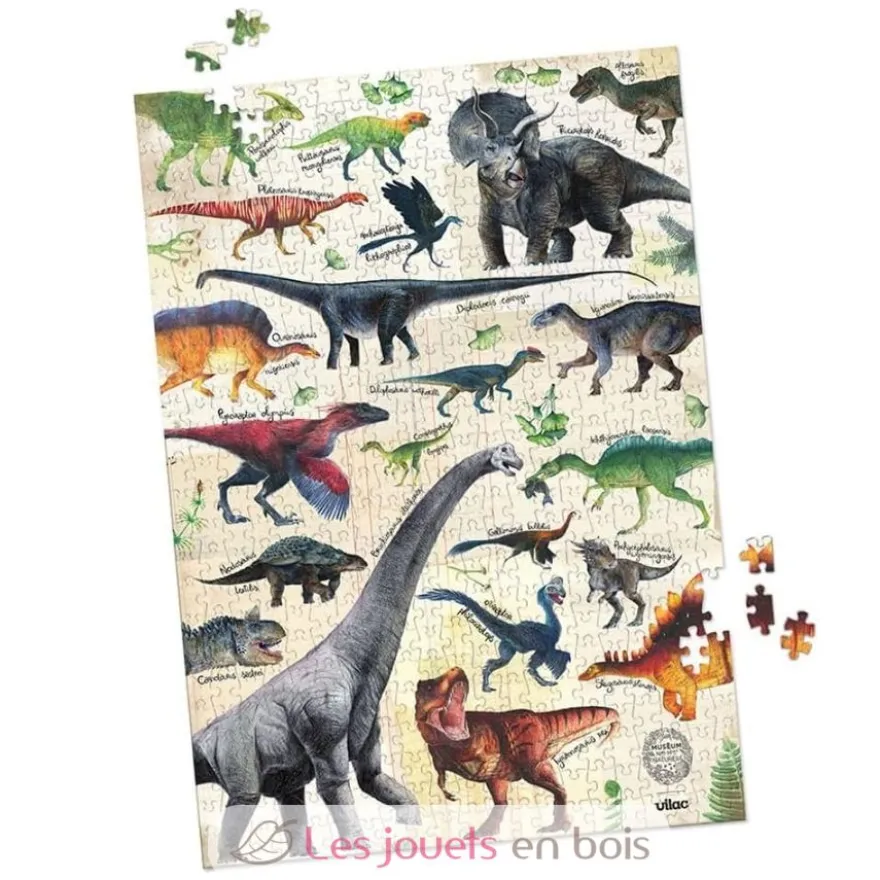 Puzzle dinosaures 500 pièces - Vilac