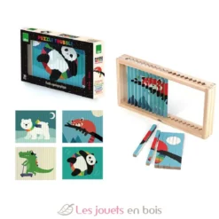 Puzzle 4D Les animaux - Vilac