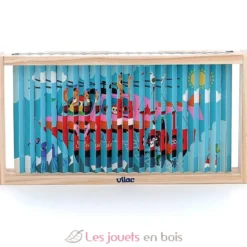 Puzzle 4D Les transports - Vilac