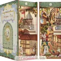 Puzzle 3D Les vers de Shakespeare en bois - Book Nook - Tonecheer