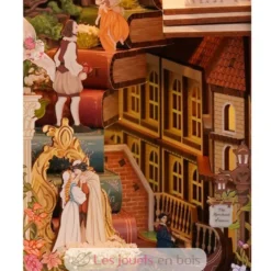 Puzzle 3D Les vers de Shakespeare en bois - Book Nook - Tonecheer