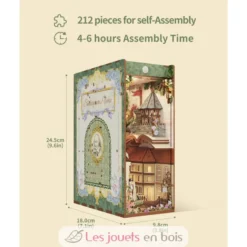 Puzzle 3D Les vers de Shakespeare en bois - Book Nook - Tonecheer