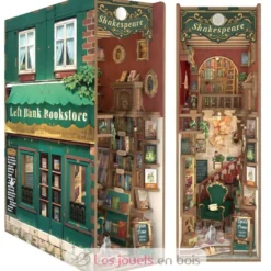 Puzzle 3D Librairie de la rive gauche - Book Nook - Tonecheer