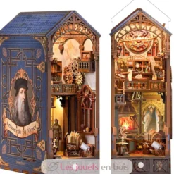 Puzzle 3D Léonard de Vinci en bois - Book Nook - Tonecheer