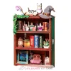 Puzzle 3D L''étagère magique en bois - Mini Book Nook - Cartartem
