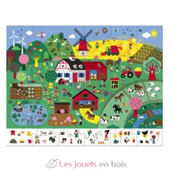 Puzzle d'observation La Ferme 24 pcs - Janod