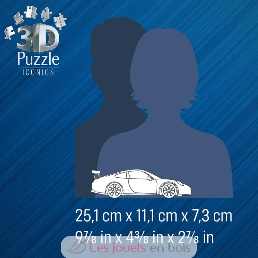 Puzzle 3D Porsche 911 GT3 Cup 108 pcs - Ravensburger