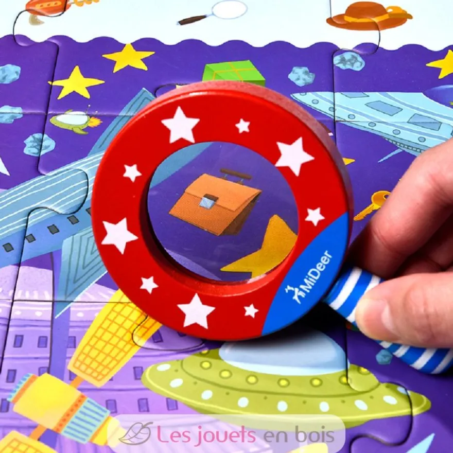Puzzle détective Espace - Mideer