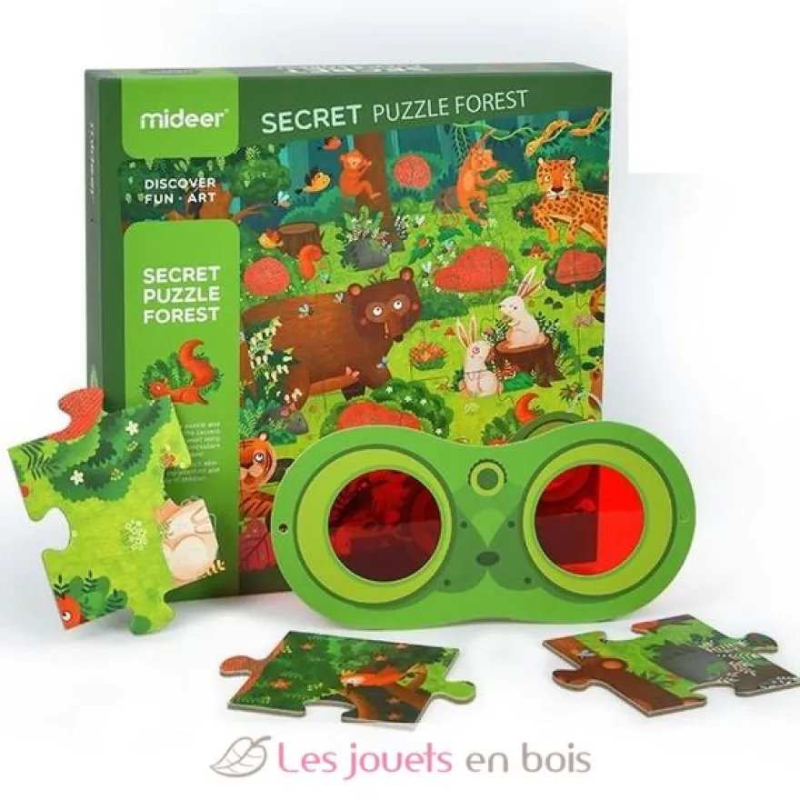Puzzle détective Forêt - Mideer