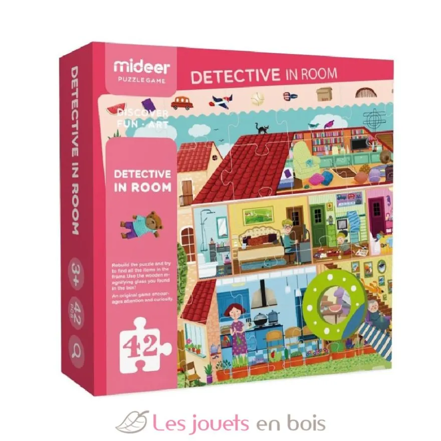 Puzzle détective Maison - Mideer