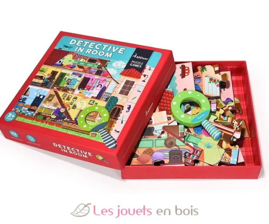 Puzzle détective Maison - Mideer