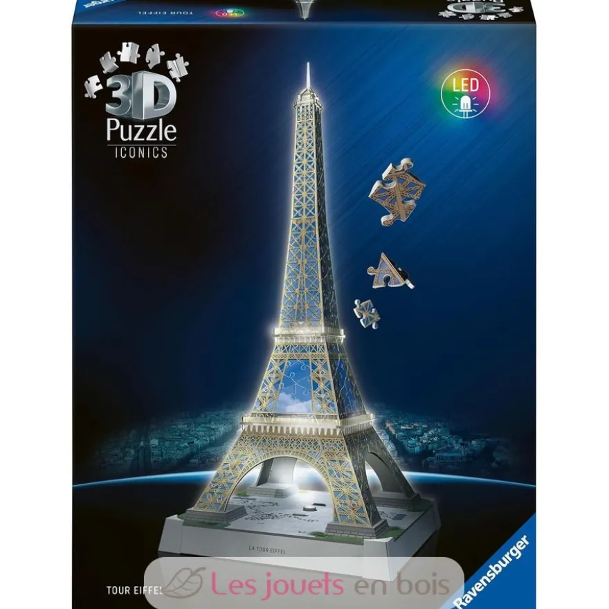 Puzzle 3D Tour Eiffel illuminée 216 pcs - Ravensburger