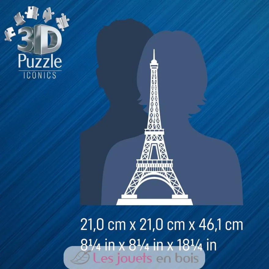 Puzzle 3D Tour Eiffel illuminée 216 pcs - Ravensburger