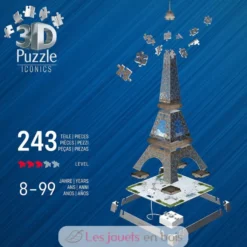 Puzzle 3D Tour Eiffel illuminée 216 pcs - Ravensburger