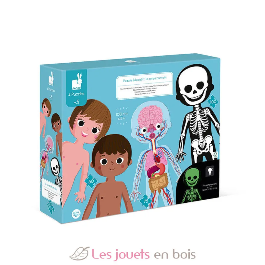Puzzle éducatif Le Corps Humain - Janod