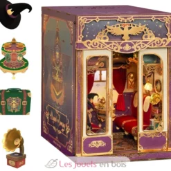 Puzzle 3D Voyage magique en bois - Book Nook - Tonecheer