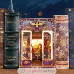 Puzzle 3D Voyage magique en bois - Book Nook - Tonecheer