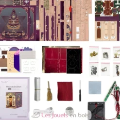 Puzzle 3D Voyage magique en bois - Book Nook - Tonecheer