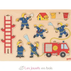 Puzzle à empiler Pompiers - Goki