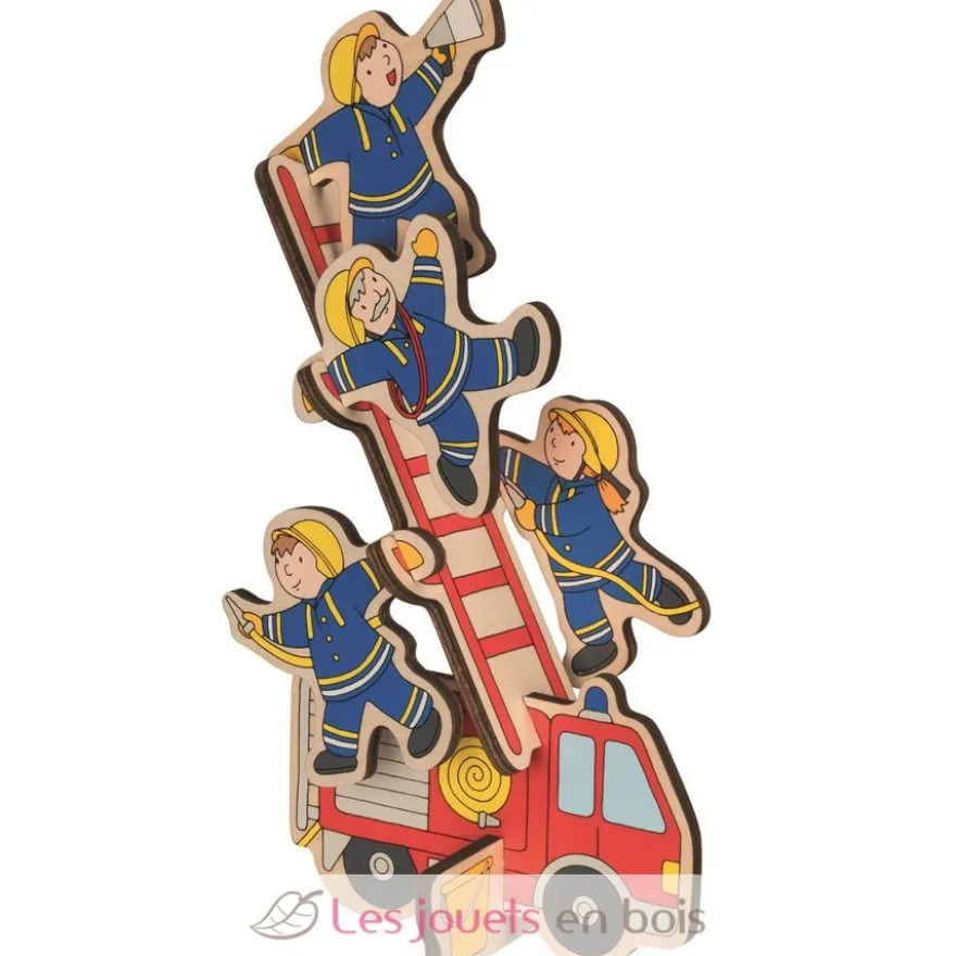 Puzzle à empiler Pompiers - Goki