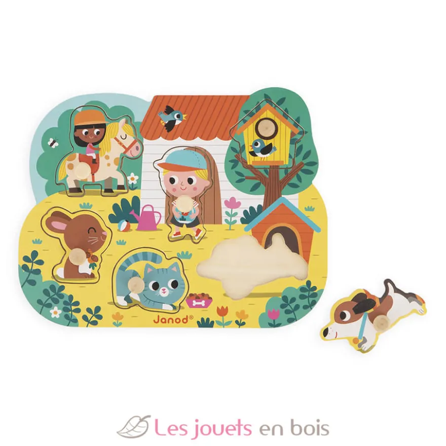 Puzzle en bois Campagne - Janod