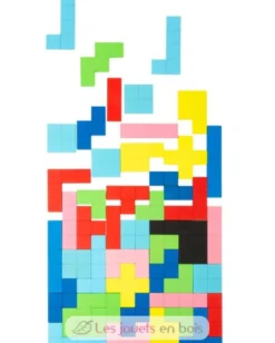 Puzzle en bois Formes géométriques multicolore - Small Foot Compagny
