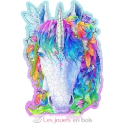 Puzzle en bois Licorne élégante 150 pcs - Wooden City