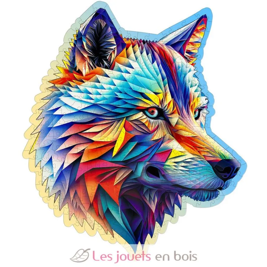 Puzzle en bois Loup élégant 250 pcs - Wooden City