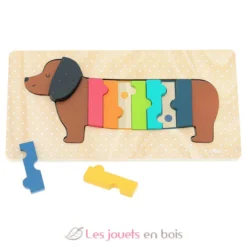 Puzzle encastrement chien Andy Westface - Vilac