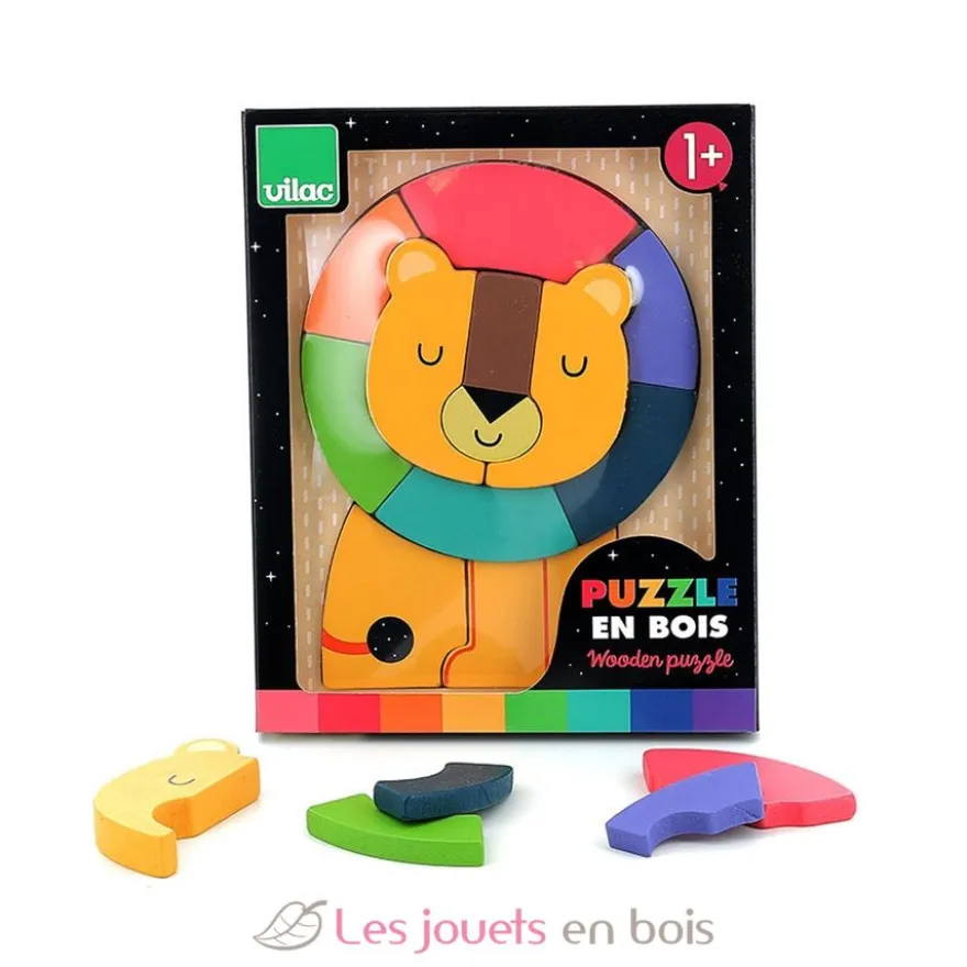 Puzzle encastrement lion Andy Westface - Vilac