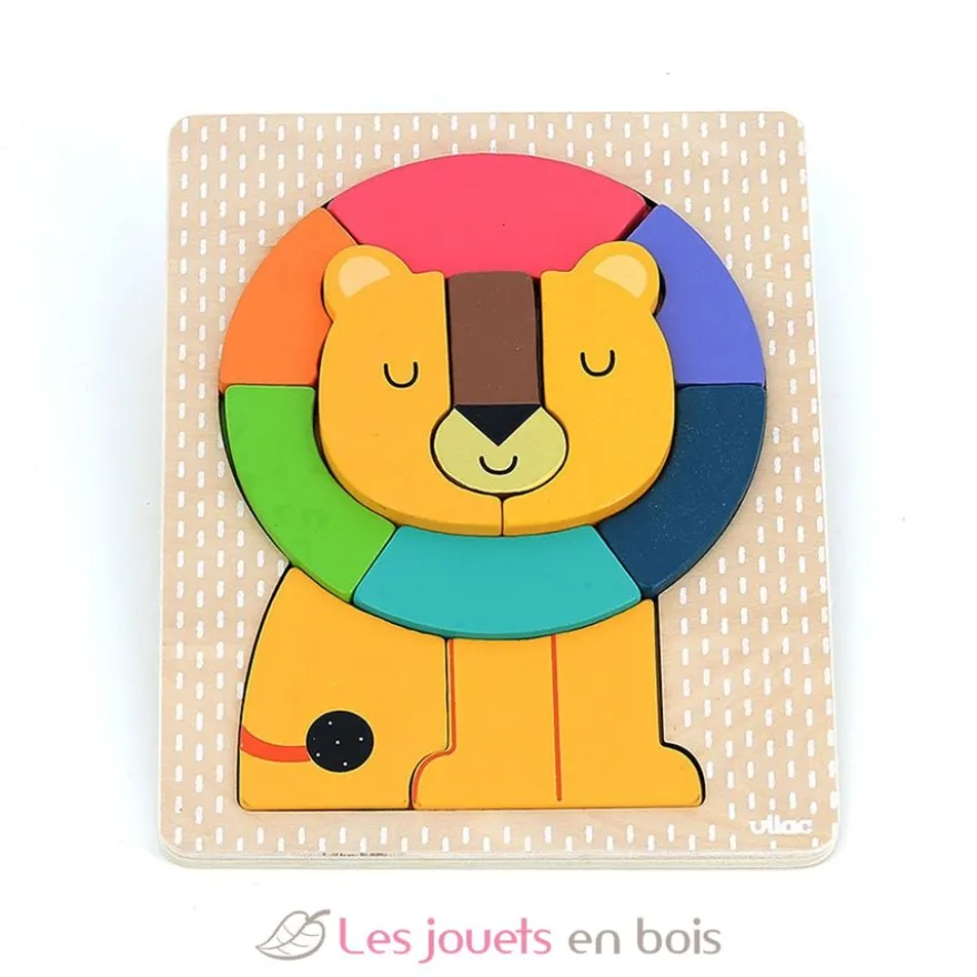 Puzzle encastrement lion Andy Westface - Vilac