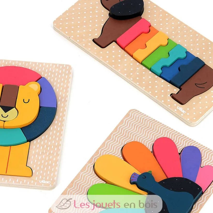Puzzle encastrement paon Andy Westface - Vilac