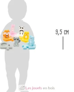 Puzzle à encastrer Pastel - Small Foot company