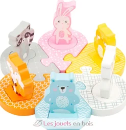 Puzzle à encastrer Pastel - Small Foot company