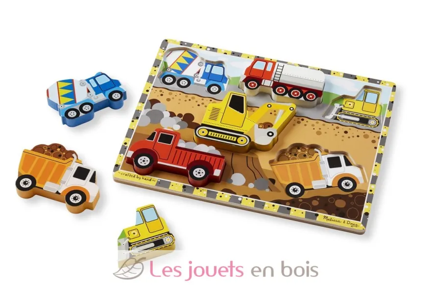 Puzzle Engins de construction - Melissa & Doug