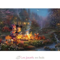 Puzzle Feu de camp Mickey et Minnie 200 pcs - Schmidt Spiele