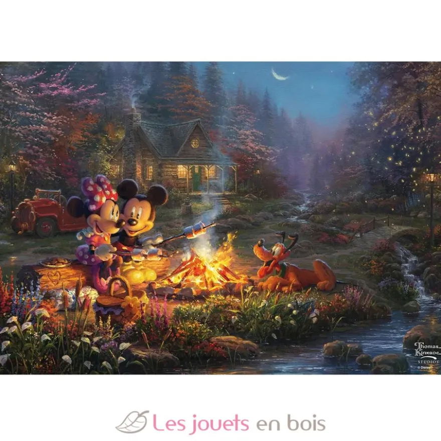 Puzzle Feu de camp Mickey et Minnie 200 pcs - Schmidt Spiele
